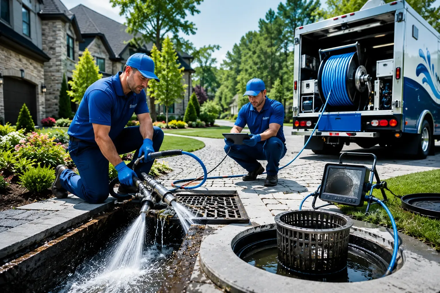 Local outdoor drain cleaning professionals in Bath, ME
